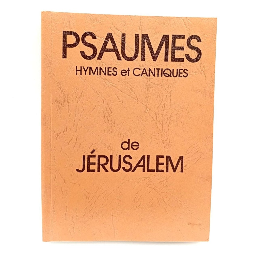 Psaumes Hymnes et Cantiques de Jérusalem French Christian Hymnal Songbook